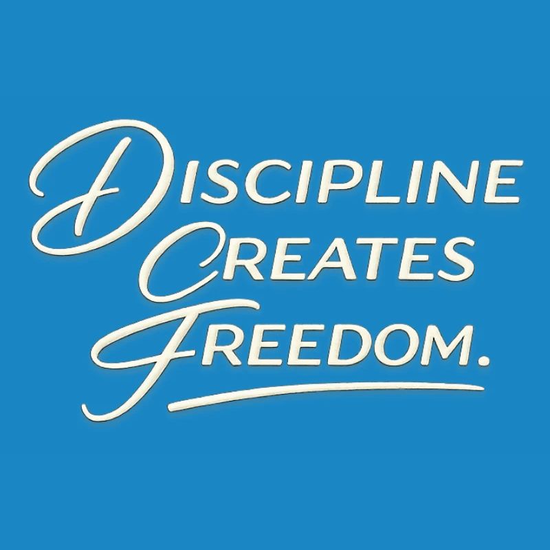 Discipline Creates Freedom Script