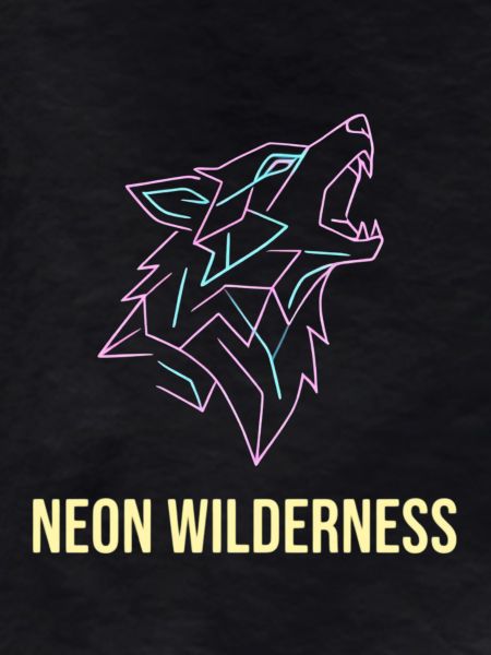 Wolf Neon Wilderness