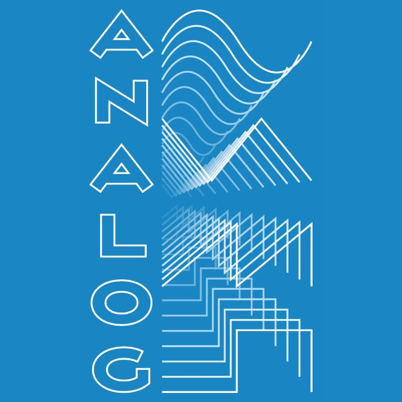 Analogique Waveform Audio Digital Design Modular Gift