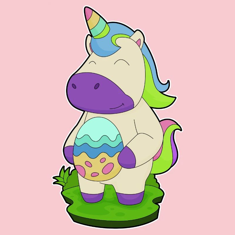 Unicorn Easter Easter Egg