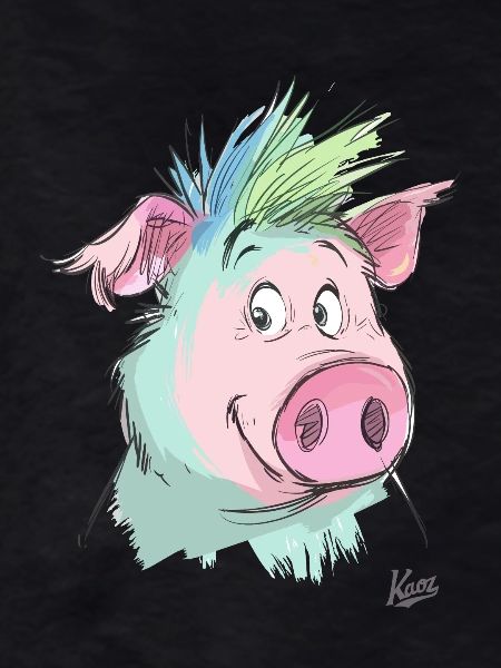 Friendly Pig