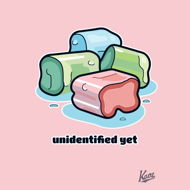 Unknown chewing gum object