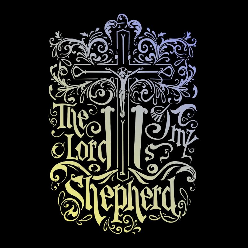The Lord Is My Shepherd Jesus Bible Verse