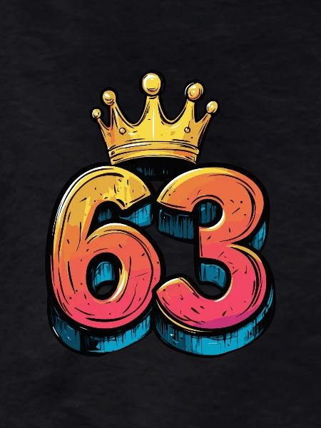 63 Number Jersey Crown