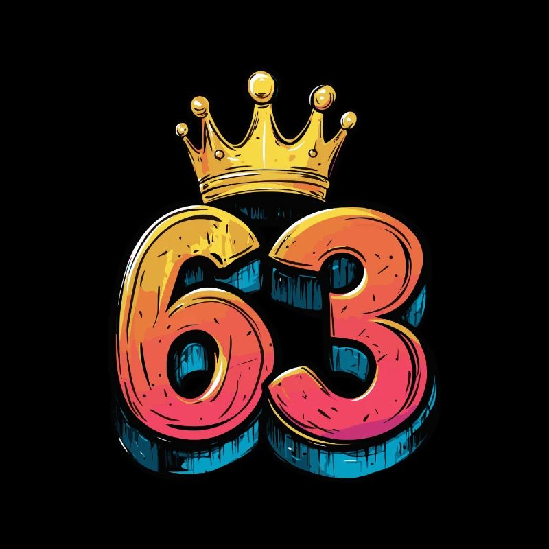 63 Number Jersey Crown