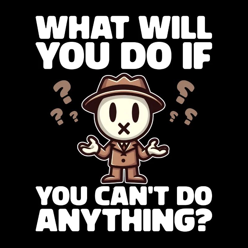 WHAT WILL YOU DO IF YOU CAN'T DO ANYTHING?