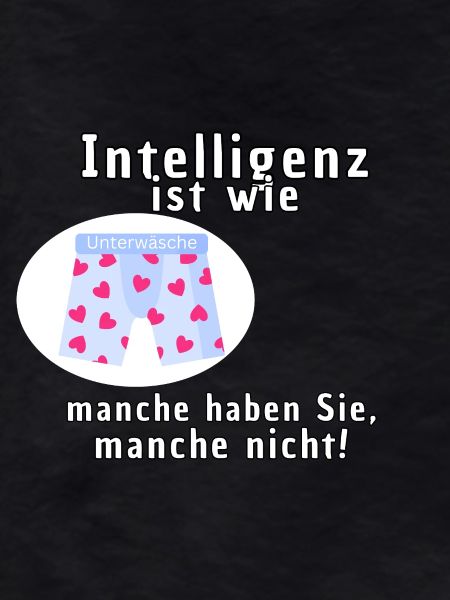 Intelligence and underwear