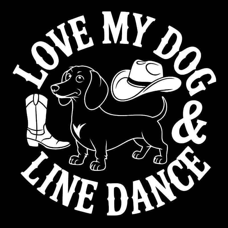 I love my dog and line dancing