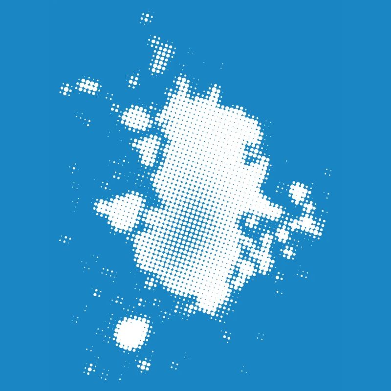 Flash, Dots Background Asymmetrical | rasterized