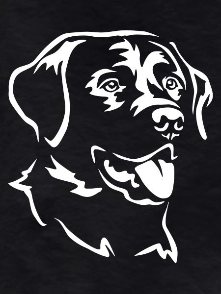 Labrador Head "Black Edition"