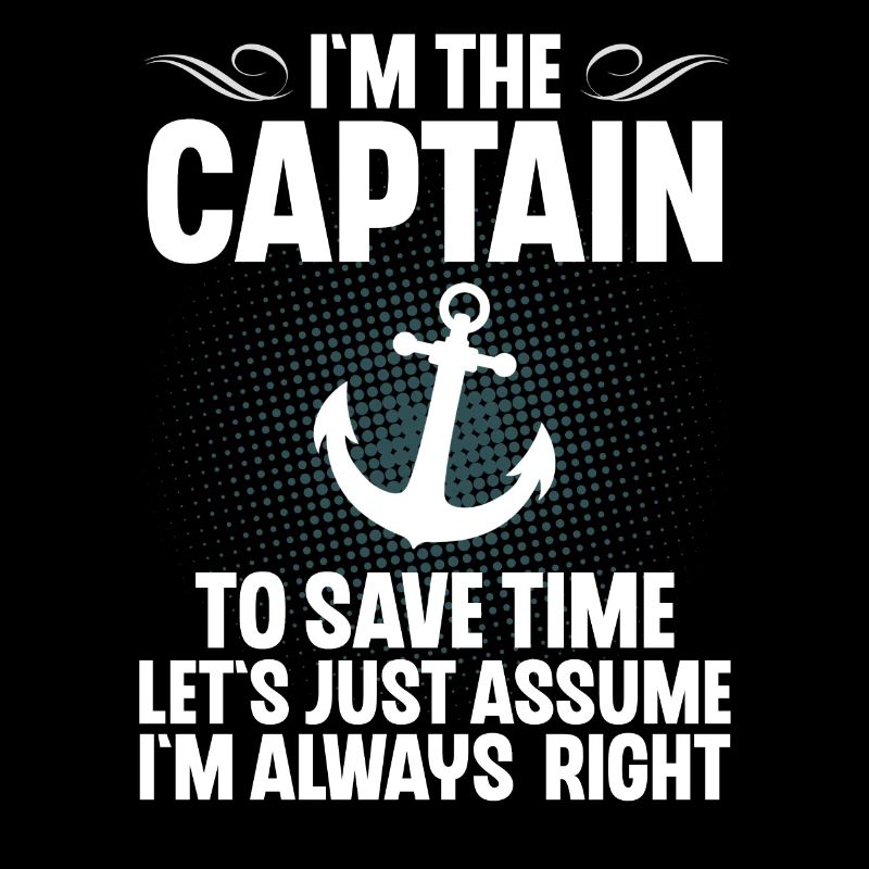 Captain Sailing Motorboat Boat Ship Sailor