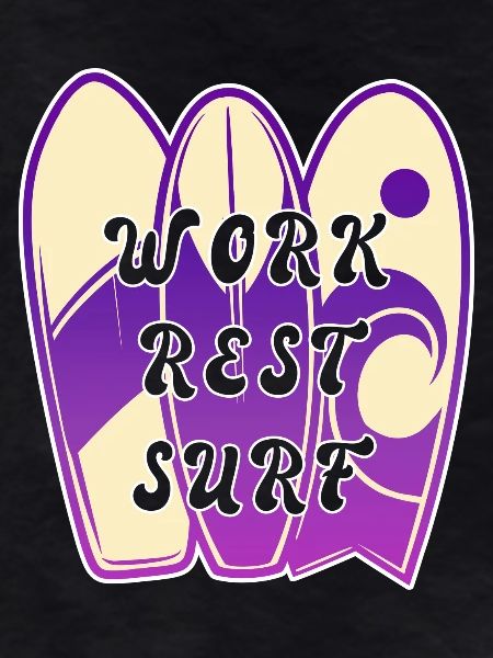 Surfing saying design