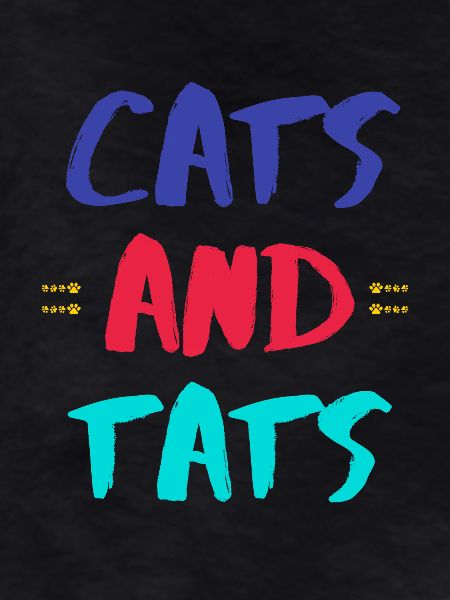 Katzen und farbige Fette