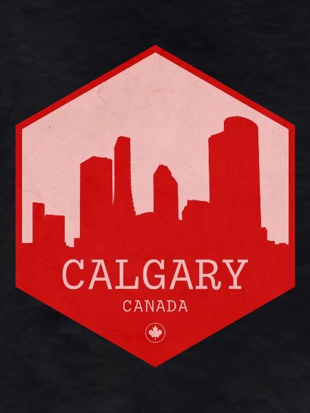 Calgary Skyline Red Badge