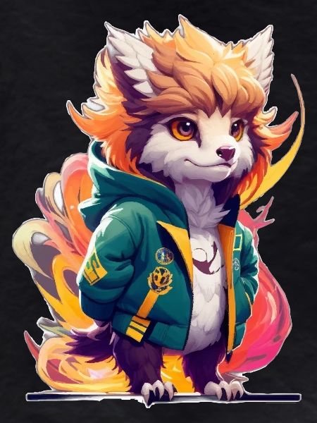 Cute stylish griffin