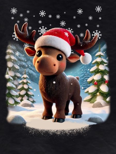 Moose - Mosses - Christmas - Snow