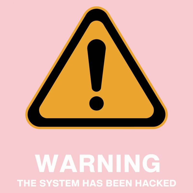 Hacked System Warning Icon