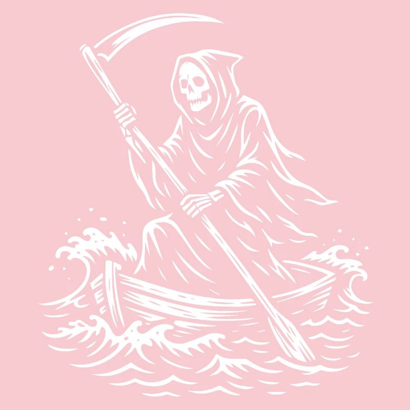 Conception de bateau Macabre Grim Reaper