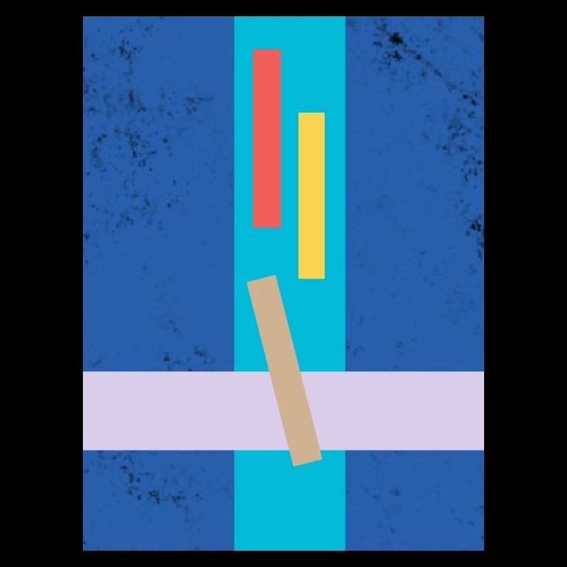 Abstract geometric color design