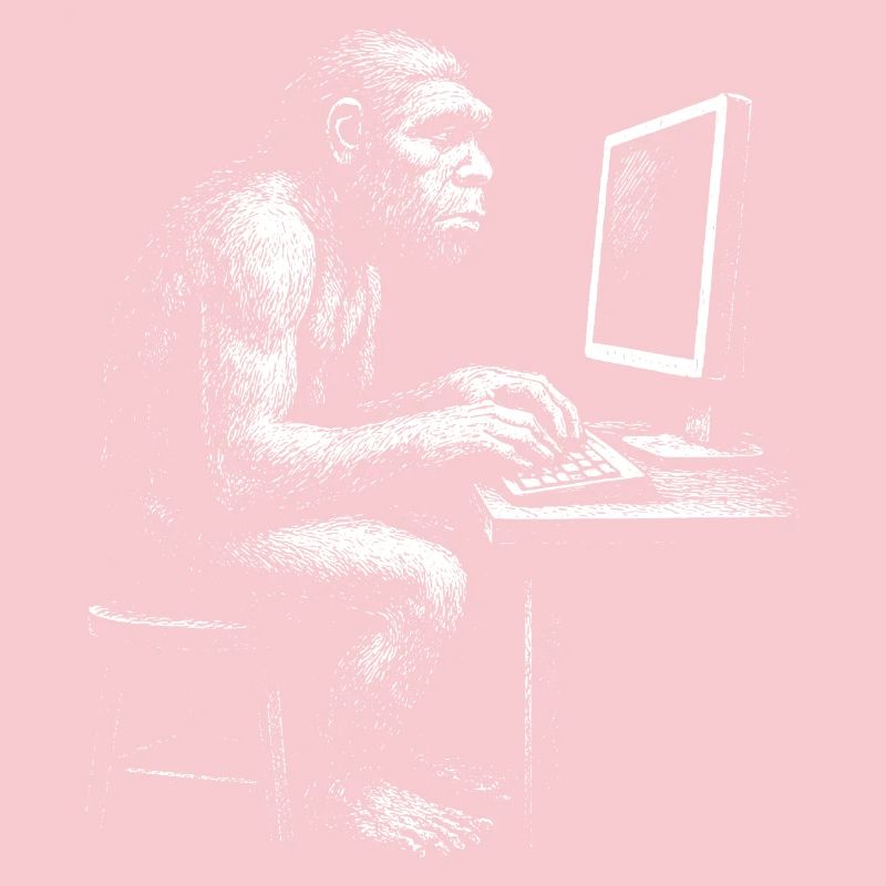 Digital Coder Homo Erectus Geschenk