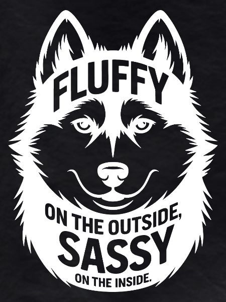Fluffy Outside Sassy Inside Husky 