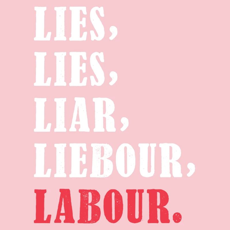 Conception typographique de slogan anti-ouvrier audacieuse