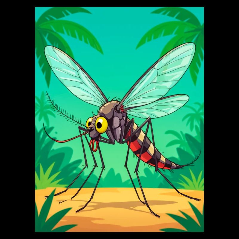Anopheles-Mücke – weit verbreitet in tropischen