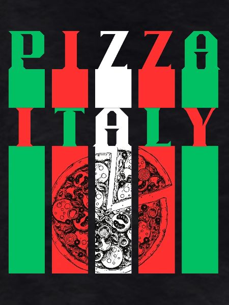 Pizza Italy Style Illustration