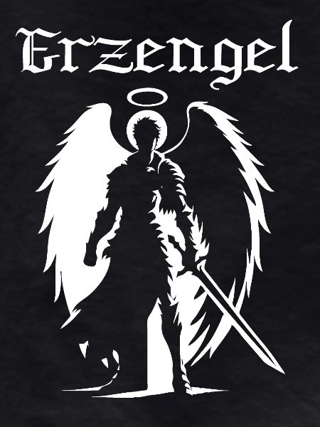 Archangel Silhouette Design – Celestial Power