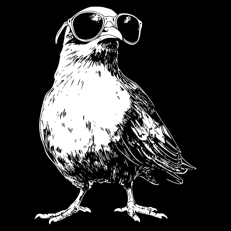 Cool Taube Sonnenbrille
