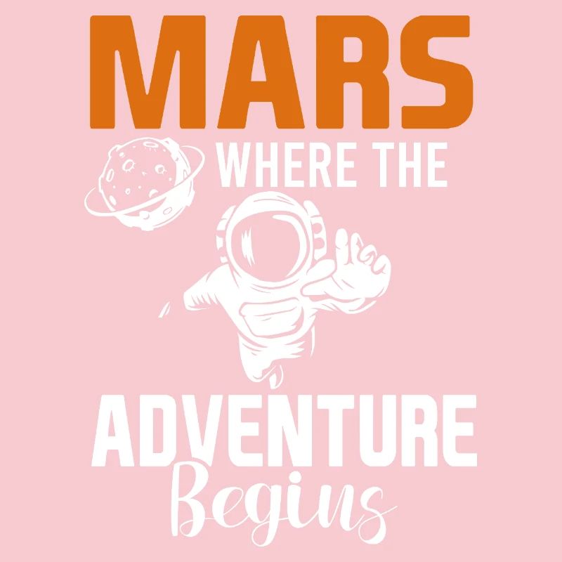 Mars Planet Space Vintage Rocket