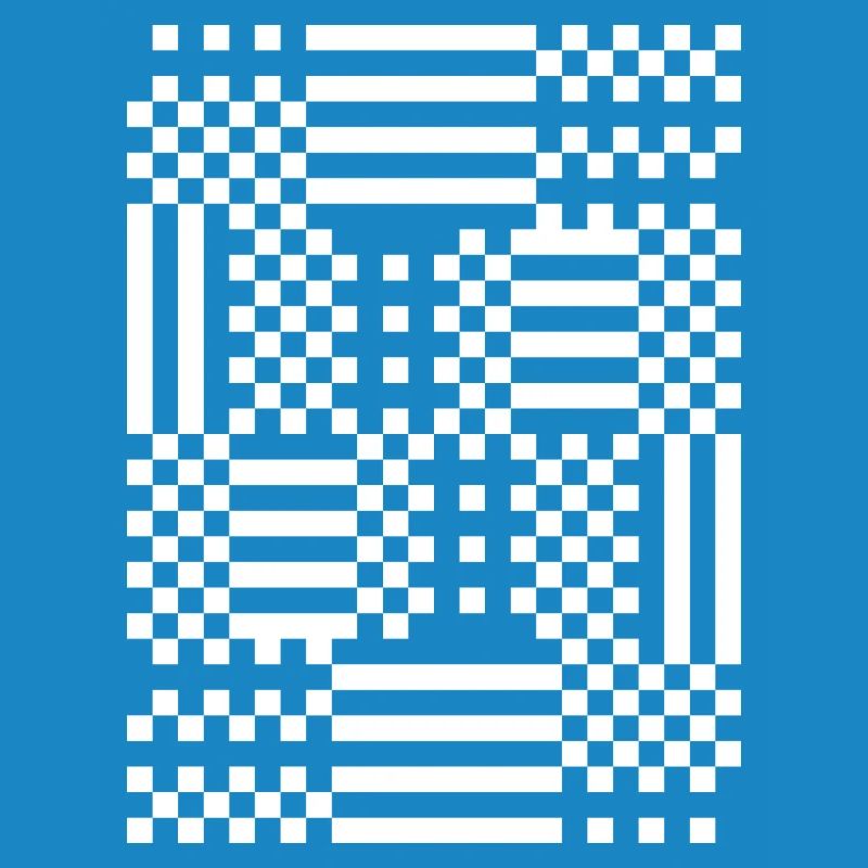 GridFlux Monochrome Optical Pattern