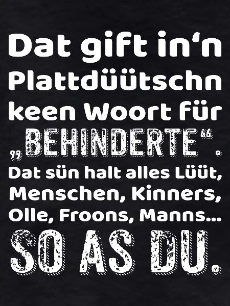 Low German Provocation Inclusion