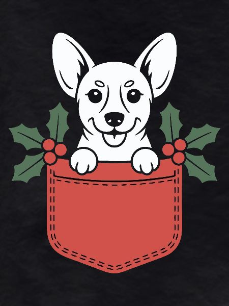 Pocket Pup Holly Christmas