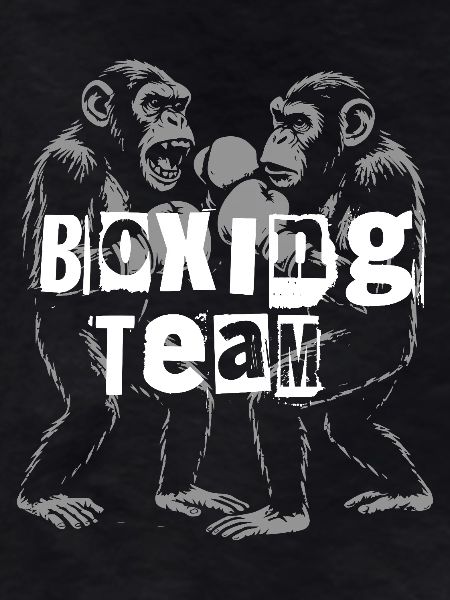 Schimpansen-Boxteam