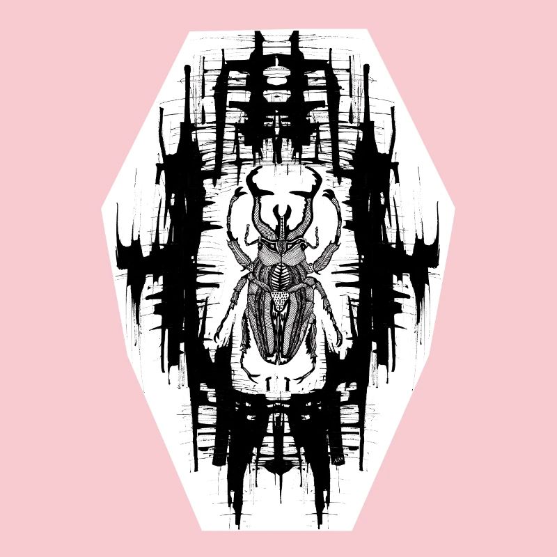 Black and White Scrab Design No. 6
