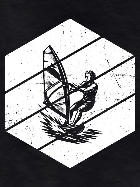 Klare Windsurfing Botschaft