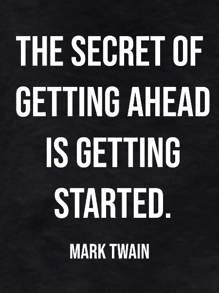 Getting Ahead Starts Now