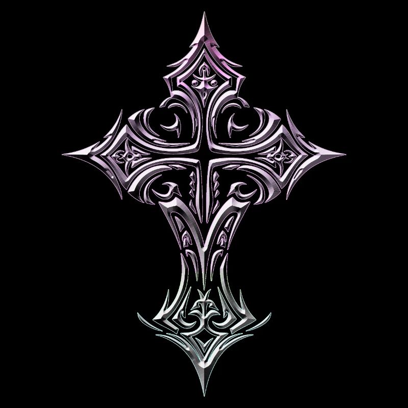 Pastel Ornate Cross