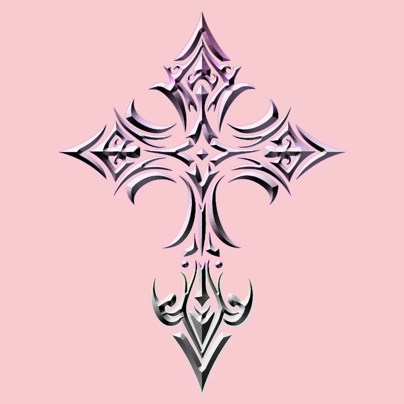 Gradient Gothic Cross