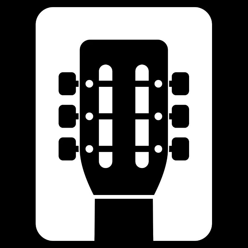 Emblème de guitare