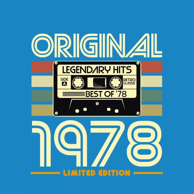 Original 1978 Cassette rétro limitée