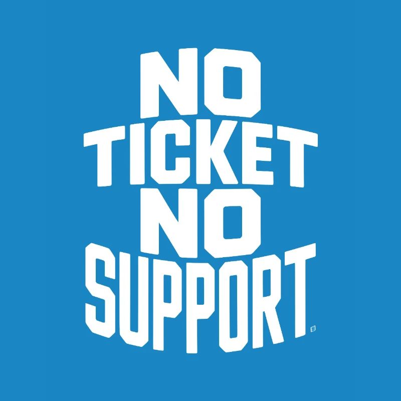Tickets sans ticket sans service Support IT ticketing