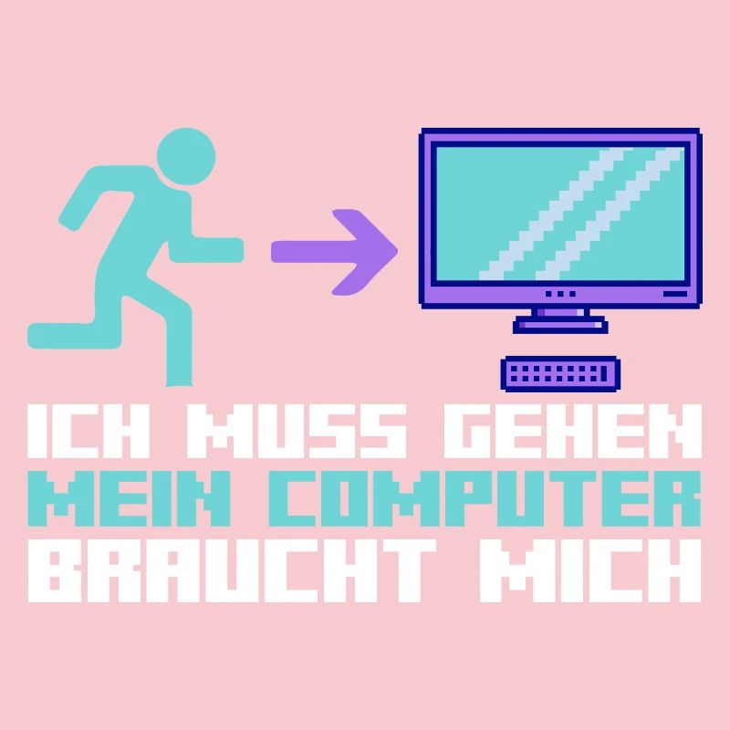 Computer Zocker Programmierer Administrator Gamer