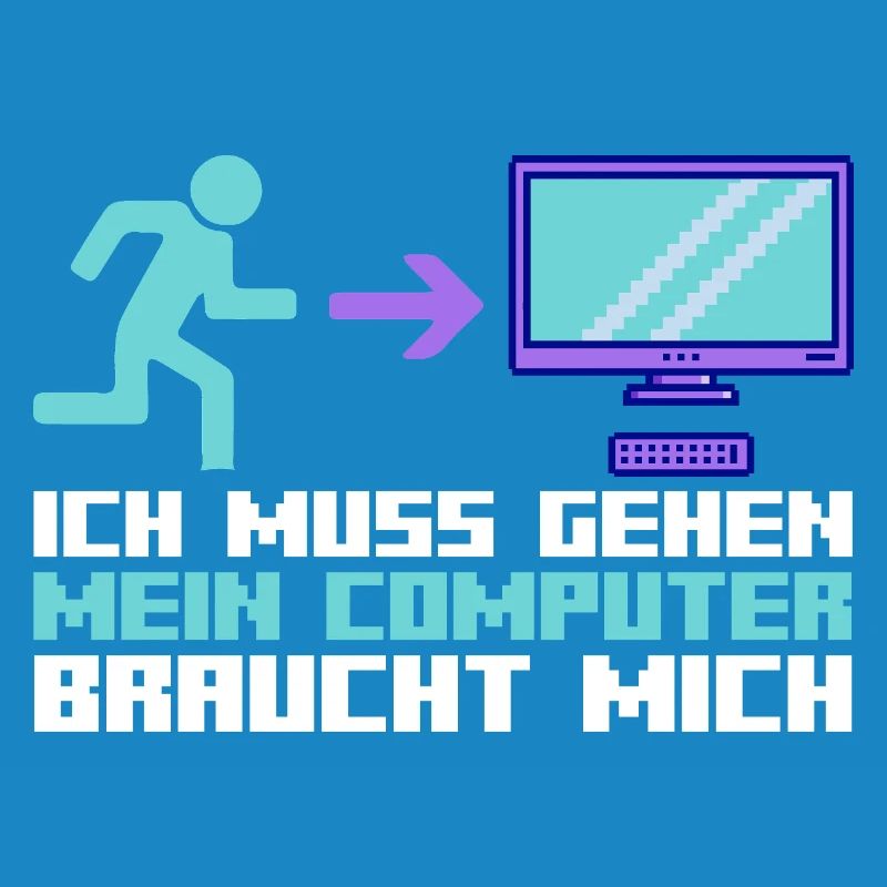 Computer Zocker Programmierer Administrator Gamer