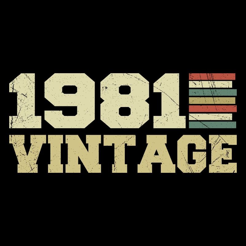 1981 Birthday Gift 1981 Vintage 1981 Gift