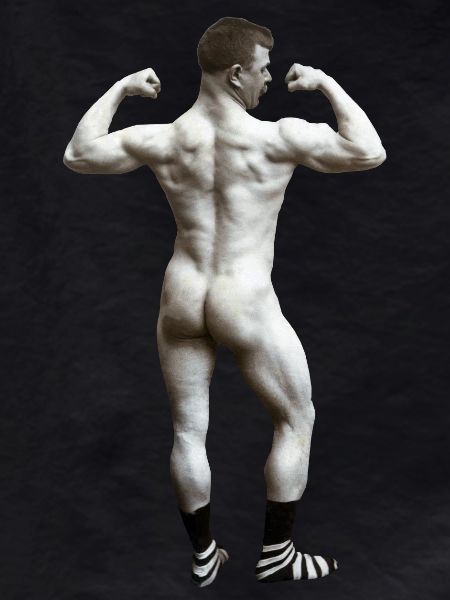Naked man with socks