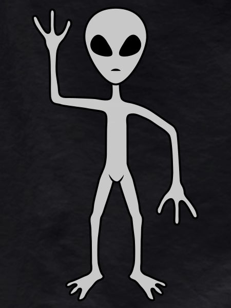 Science Fiction Alien beckons