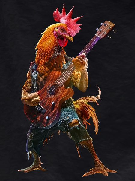 Rooster Ukulele