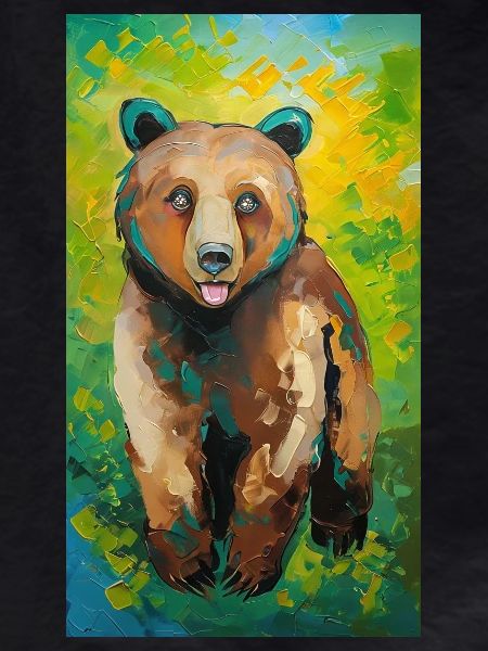 Bear Painting Bär Gemälde